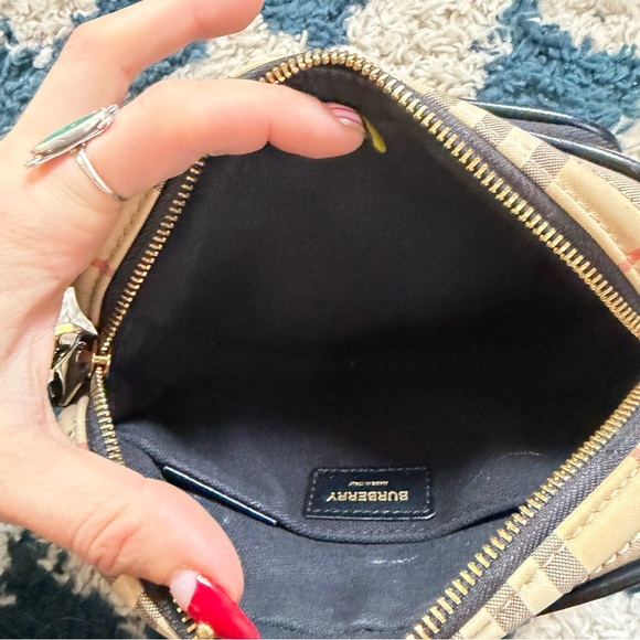 Burberry Check Crossbody Camera Bag - Picture 9 of 10
